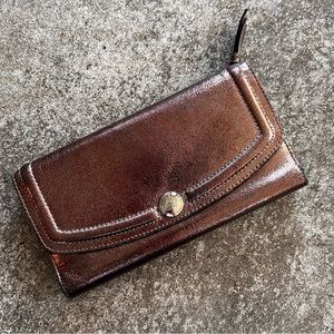 Coach Metallic Long Wallet